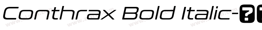 Conthrax Bold Italic字体转换 Conthrax Bold Italic字体转换
